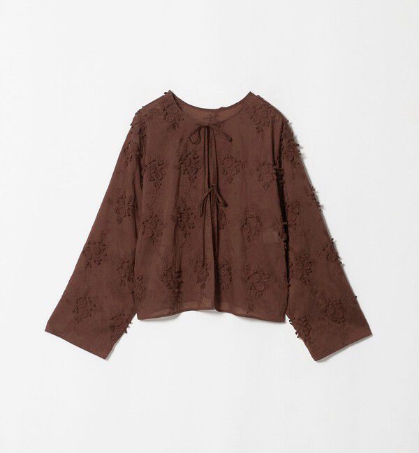 BEAUTY&YOUTH UNITED ARROWS「セルロースナイロン エンブロイダリーシャツ 2WAY」|シャツ・ブラウス|MD.BROWN