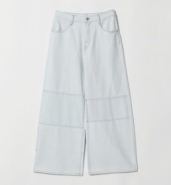 BEAUTY&YOUTH UNITED ARROWS「パッチワーク ワイド フレア デニムパンツ」|デニム|