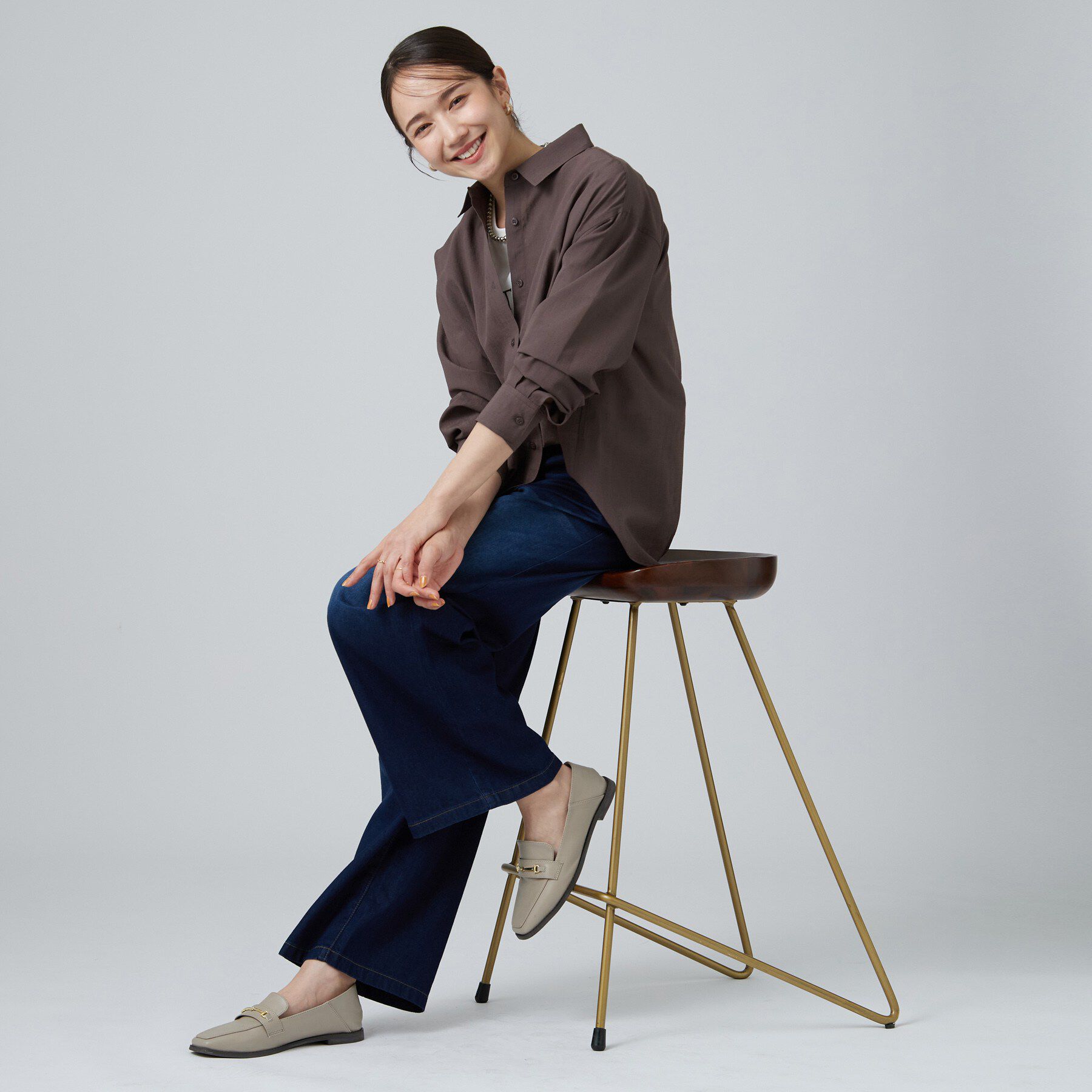 SHOO･LA･RUE「高通気レギュラーカラーシャツ」|シャツ・ブラウス|