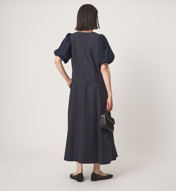 UNITED ARROWS green label relaxing「バルーンスリーブ ドッキング ワンピース」|ワンピース|
