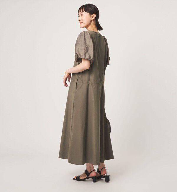 UNITED ARROWS green label relaxing「バルーンスリーブ ドッキング ワンピース」|ワンピース|