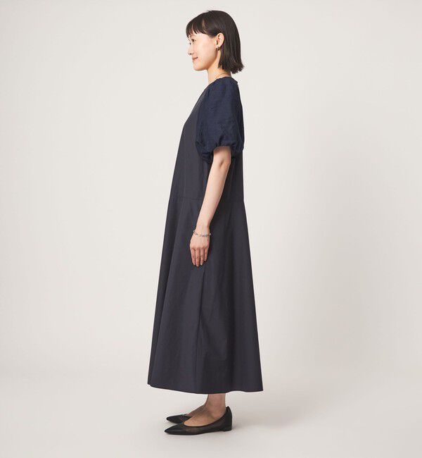UNITED ARROWS green label relaxing「バルーンスリーブ ドッキング ワンピース」|ワンピース|