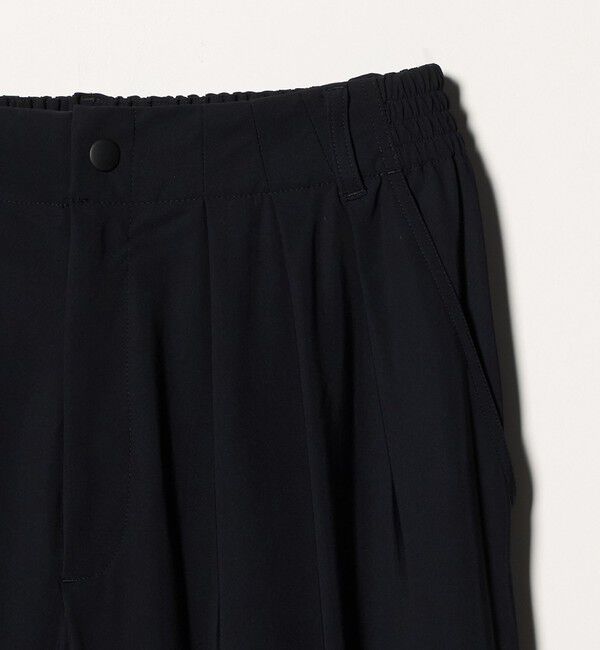 UNITED ARROWS「ジャージー タック ワイドパンツ ‐ウォッシャブル‐」|スラックス|