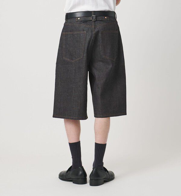 MONKEY TIME「デニム シンチバック バギー ショーツ」|その他|NAVY