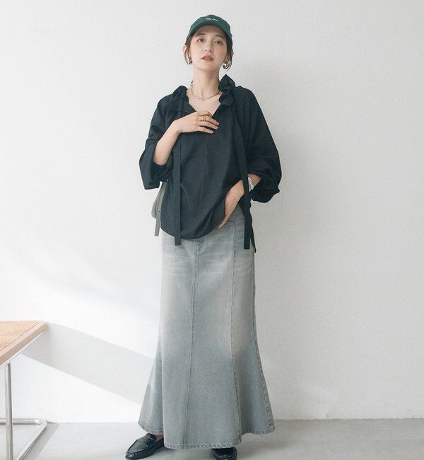  「予約【ローヒール/3サイズ展開】ギャザーローファー」|その他|