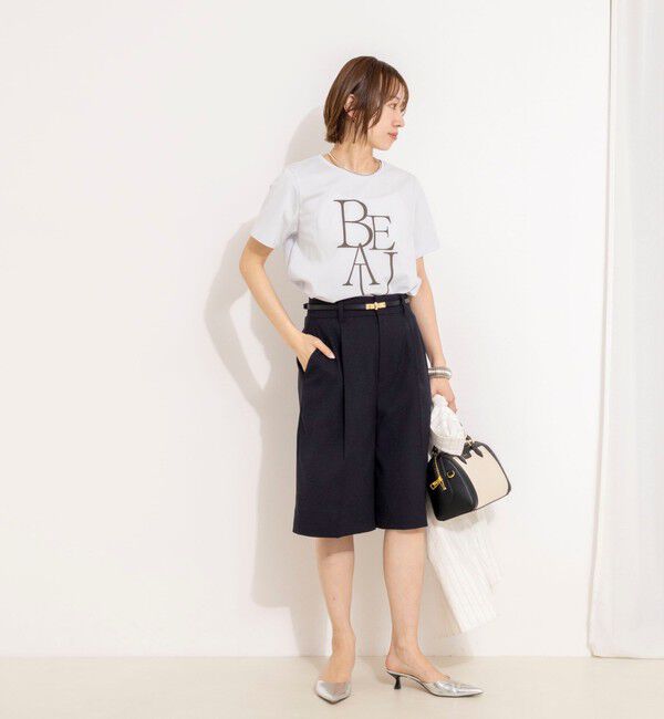 NOLLEY'S「ウォッシャブルプリントT」|Tシャツ・カットソー|