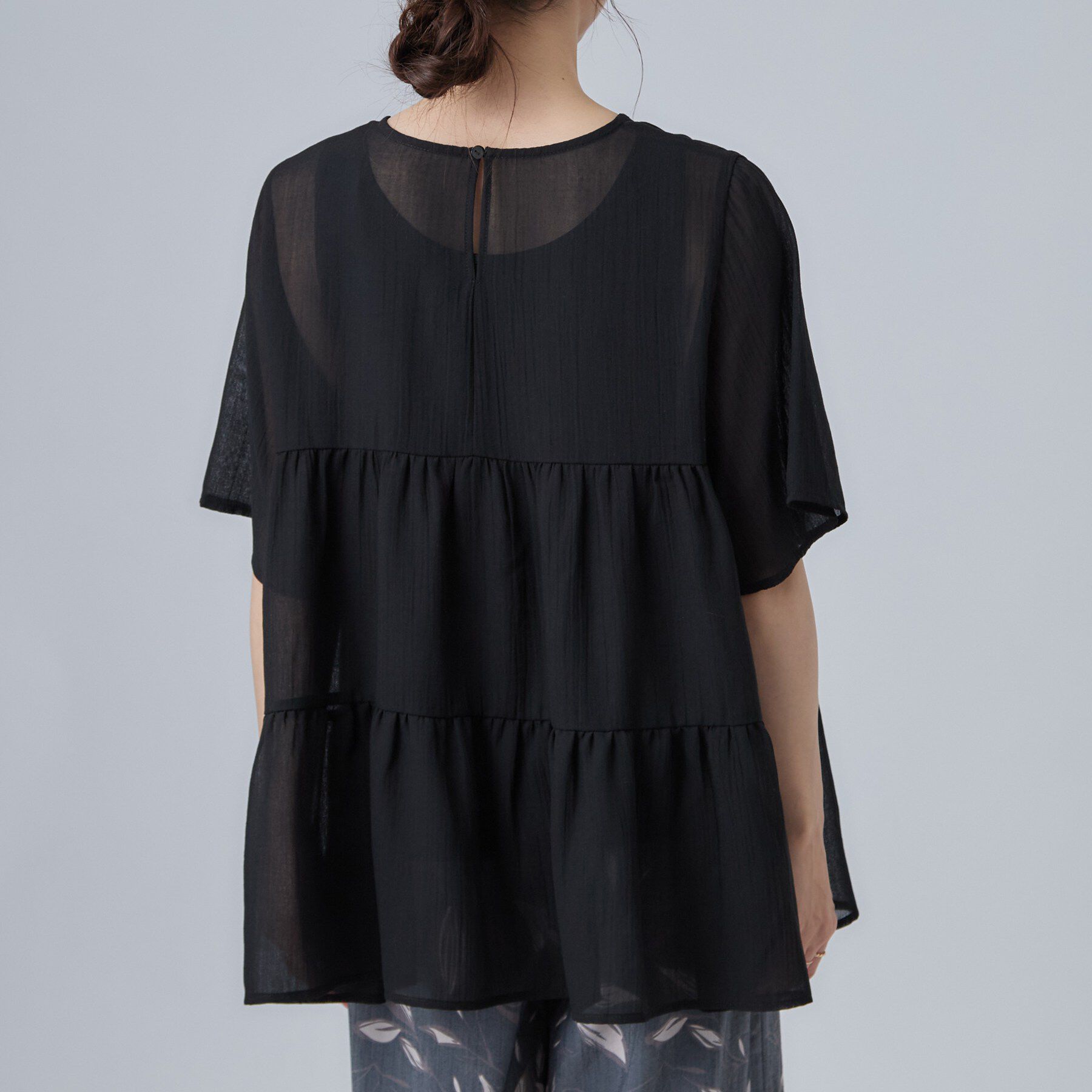 SHOO･LA･RUE「ワッシャーティアードブラウス」|シャツ・ブラウス|