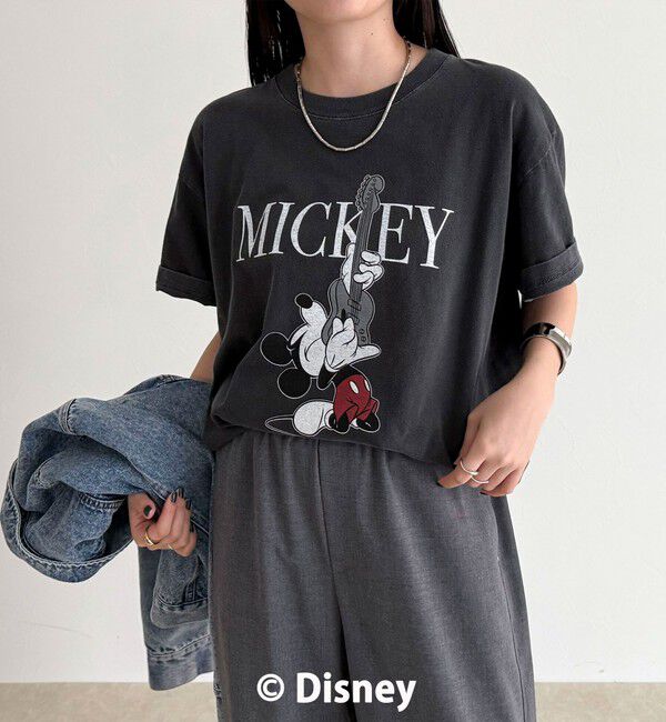 fredy emue「【GOOD ROCK SPEED】MICKEY半袖Ｔシャツ 1」|Tシャツ・カットソー|チャコールグレー