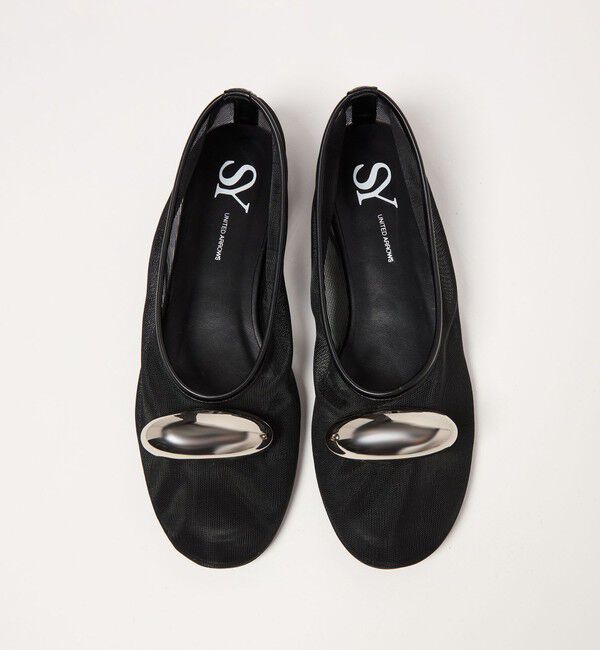 ODETTE E ODILE「＜SY＞ビッグメタルシースルー フラット15&uarr;」|バレエシューズ|