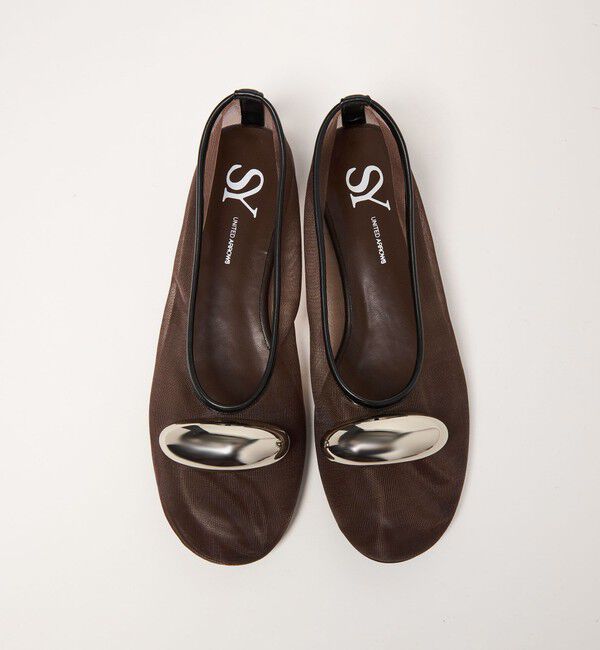 ODETTE E ODILE「＜SY＞ビッグメタルシースルー フラット15&uarr;」|バレエシューズ|