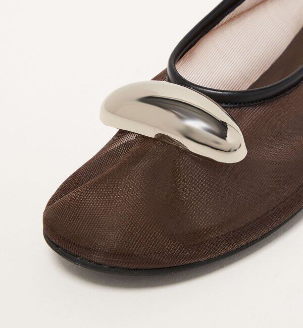 ODETTE E ODILE「＜SY＞ビッグメタルシースルー フラット15&uarr;」|バレエシューズ|