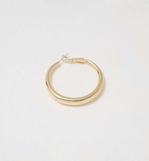 BEAUTY&YOUTH UNITED ARROWS「ボリューム ライン フープピアス」|ピアス|
