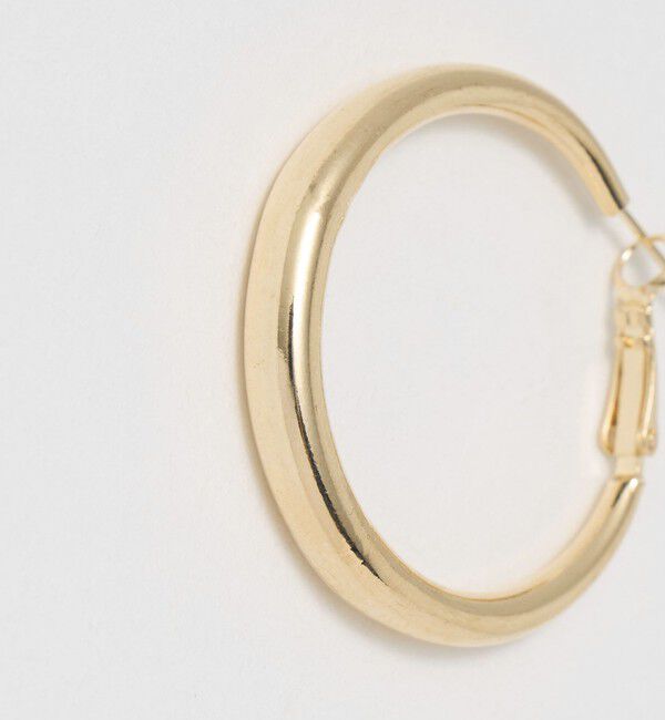 BEAUTY&YOUTH UNITED ARROWS「ボリューム ライン フープピアス」|ピアス|