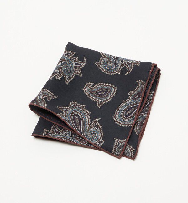 UNITED ARROWS「＜Holliday＆Brown＞ドット プリント チーフ」|ハンカチ|