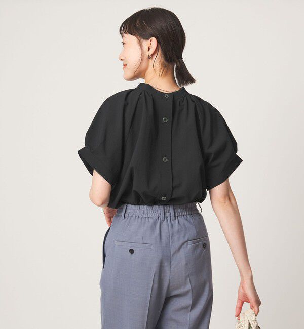 UNITED ARROWS green label relaxing「スタンドネック 2WAY ブラウス」|シャツ・ブラウス|