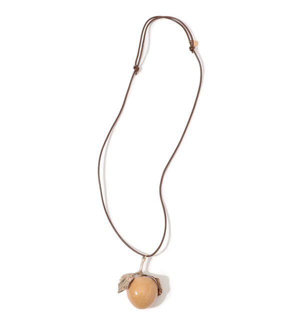 TOMORROWLAND GOODS「RENARD BIJOUX APPLE ネックレス」|ネックレス|43 ベージュ