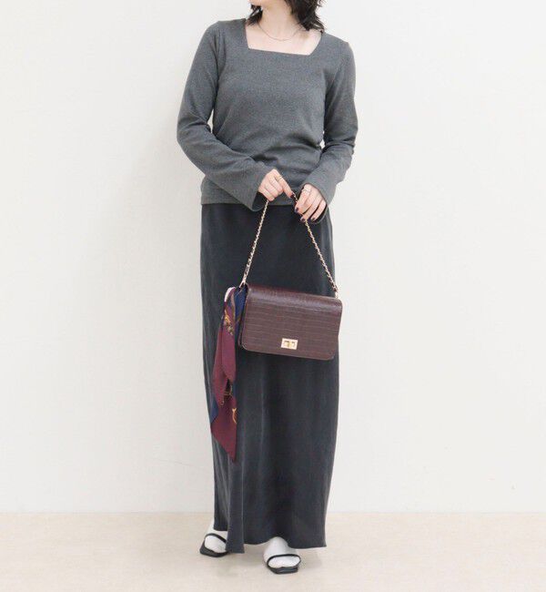 fredy emue「スクエアネックフレアスリーブカットソー」|Tシャツ・カットソー|