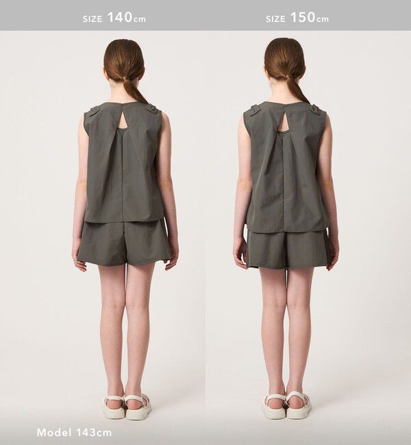 UNITED ARROWS green label relaxing「【スタメンシリーズ】タッサー リボン デザイン セット アップ / キッズ 100cm-160cm」|ワンピース|