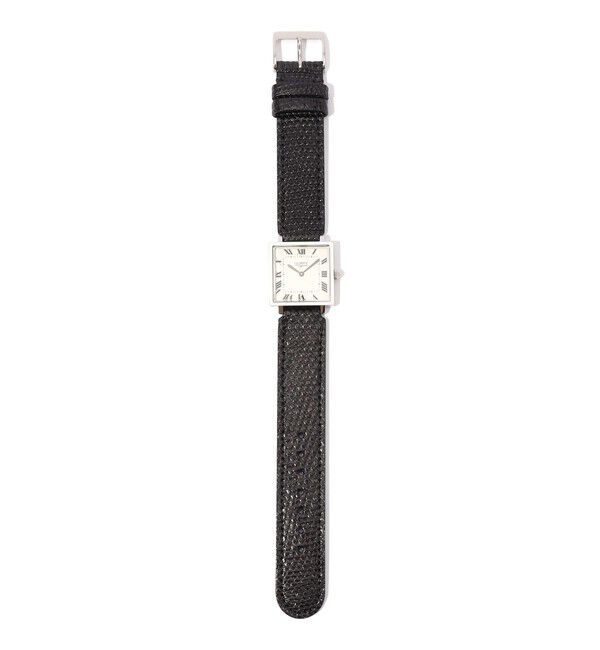 TOMORROWLAND GOODS「【別注】VAGUE WATCH Carre Piece リザードベルト クォーツウォッチ」|腕時計|19 シルバーベゼル