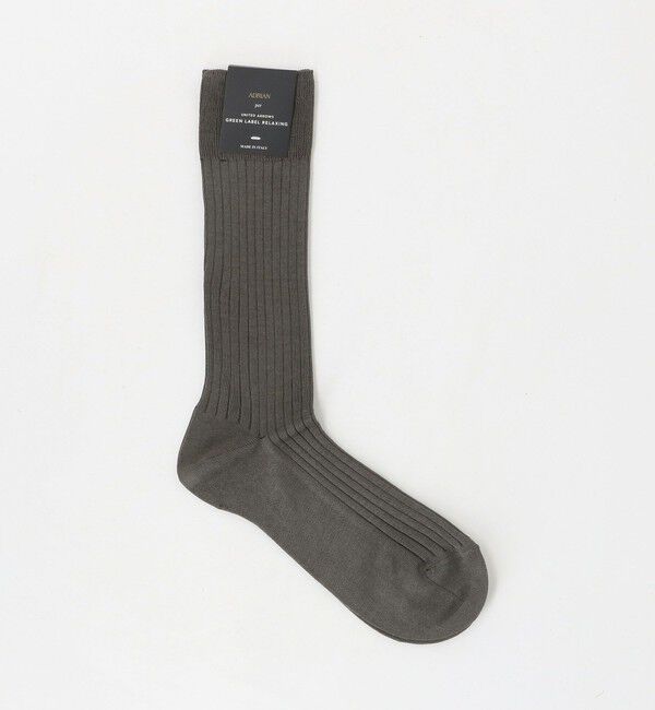 UNITED ARROWS green label relaxing「【別注】＜ADRIAN＞GLR リブ ソックス」|ソックス|MOCA