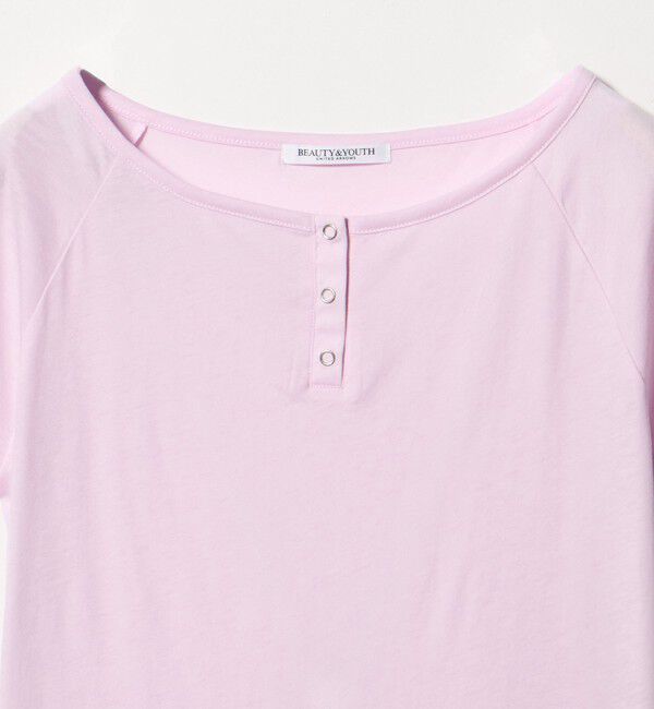 BEAUTY&YOUTH UNITED ARROWS「ポリエステルコットン ヘンリーネックTシャツ」|Tシャツ・カットソー|