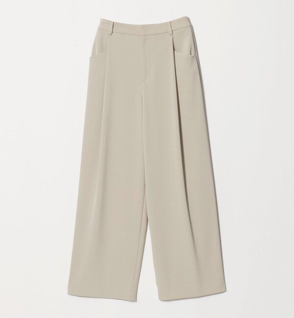 BEAUTY&YOUTH UNITED ARROWS「ポリエステルブレンド バックゴム ワイドパンツ ウォッシャブル 吸水速乾 防シワ」|その他|BEIGE