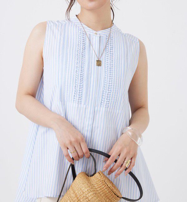 NOLLEY'S sophi「【TORRAZZO DONNA/トラッゾドンナ】A-line Silhouette blouse」|シャツ・ブラウス|ブルー系3