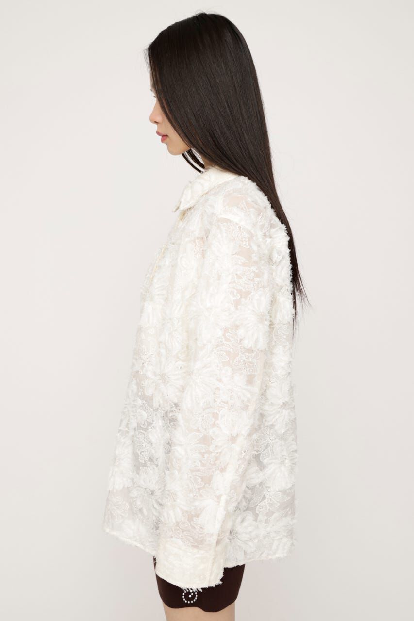 SLY「LOOSE LACE シャツ」|シャツ・ブラウス|