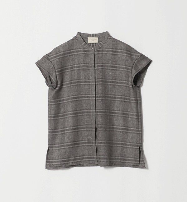 UNITED ARROWS「チェック バンドカラー フレンチスリーブ シャツ ‐ウォッシャブル‐」|シャツ・ブラウス|その他7