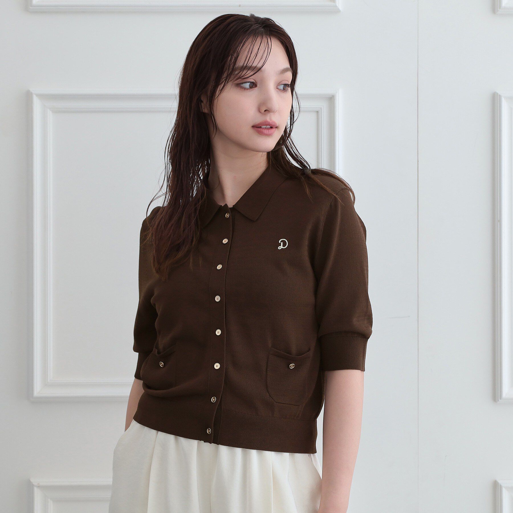 DRESSTERIOR「UV接触冷感シアーカーディガン」|カーディガン|