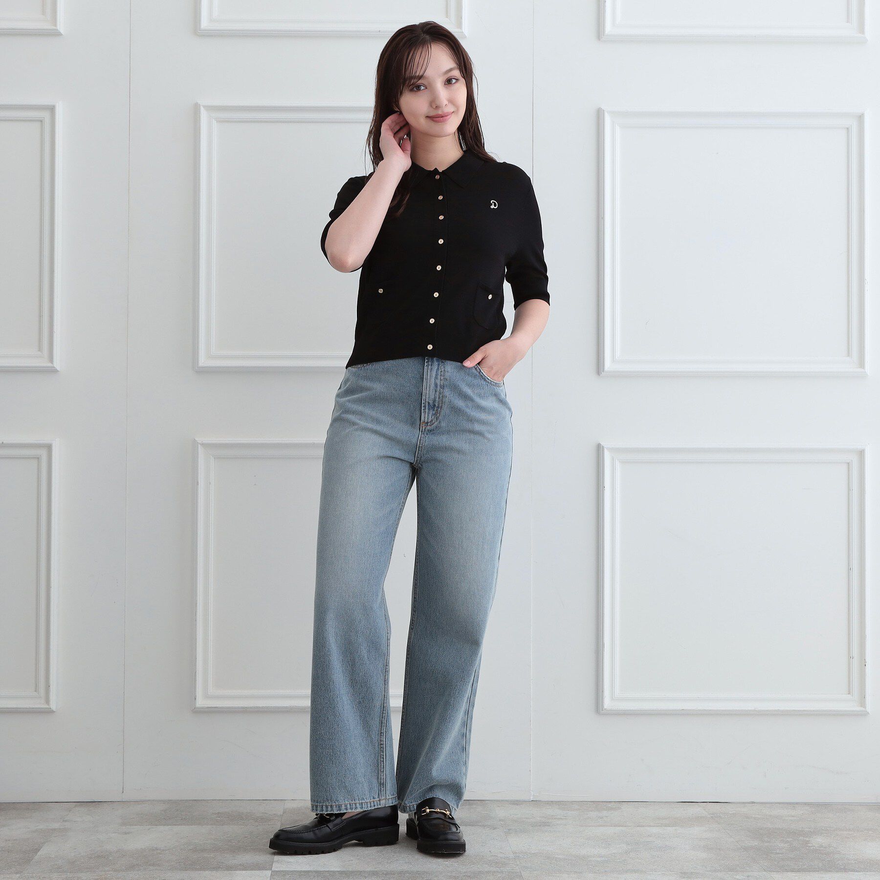 DRESSTERIOR「UV接触冷感シアーカーディガン」|カーディガン|