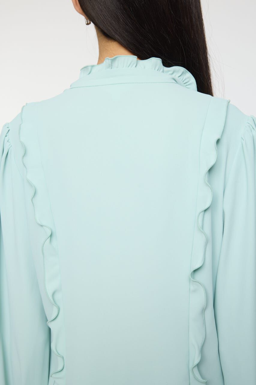 MOUSSY「GEORGETTE RUFFLES ブラウス」|シャツ・ブラウス|