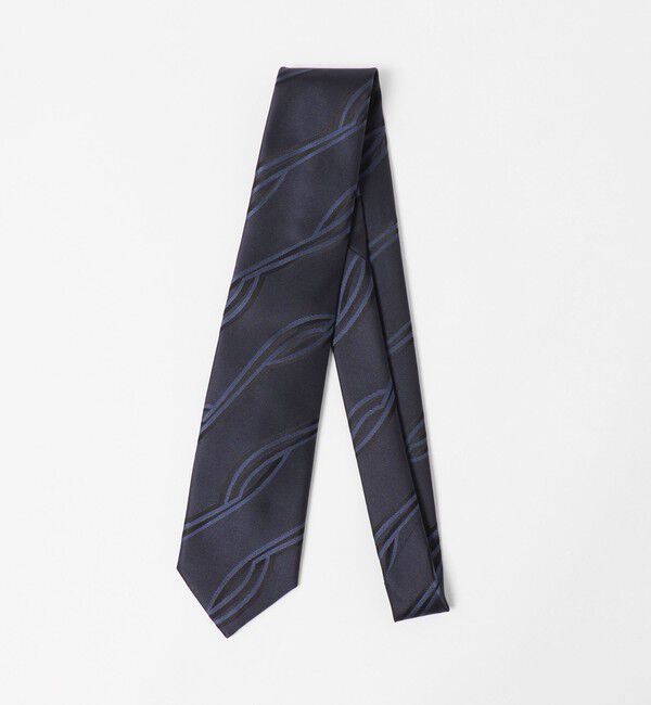 UNITED ARROWS「＜Holliday＆Brown＞ジャガード ネクタイ」|ネクタイ・蝶ネクタイ|NAVY