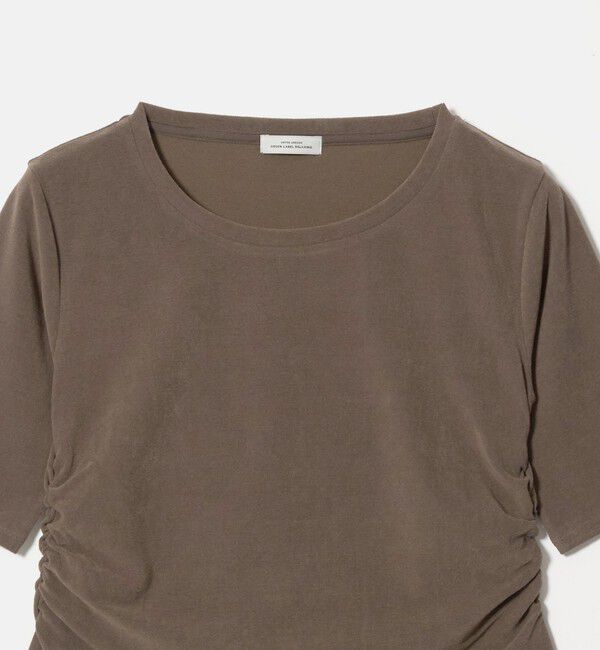 UNITED ARROWS green label relaxing「パイル シャーリング 5分袖 Tシャツ」|Tシャツ・カットソー|