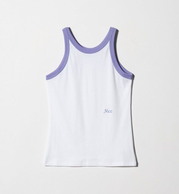 NICE WEATHER「＜NICE WEATHER＞アメリカンスリーブタンクトップ」|タンクトップ|WHITE