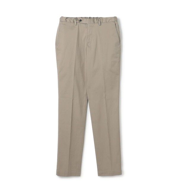 TOMORROWLAND MENS「アイスコットンピケ イージースラックス」|チノ|43 ベージュ