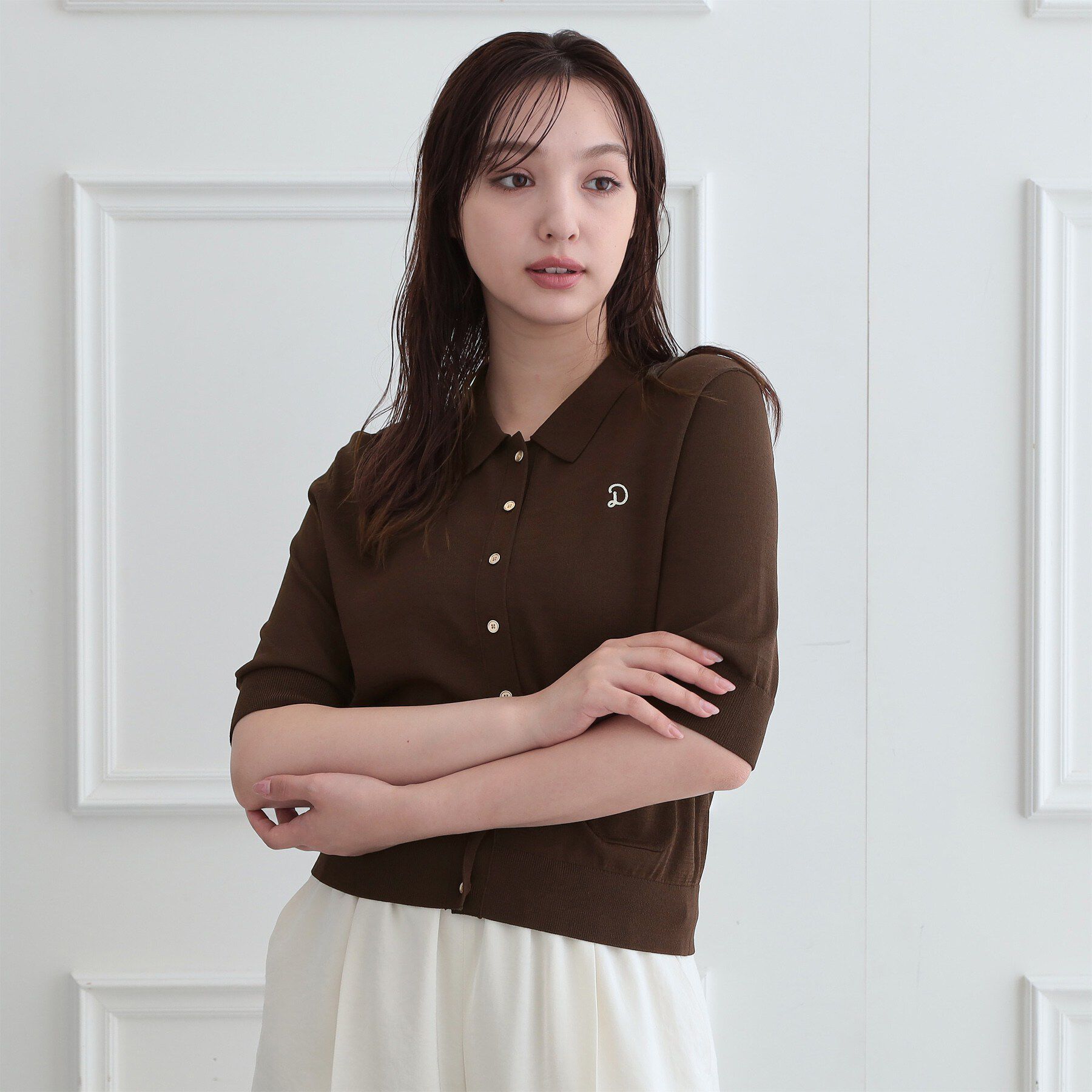 DRESSTERIOR「UV接触冷感シアーカーディガン」|カーディガン|