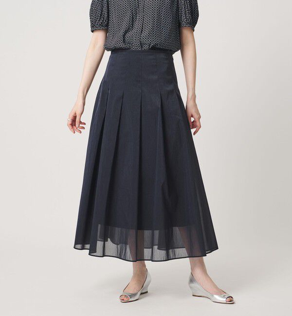 UNITED ARROWS「LINEAESSE シアー スカート ‐ウォッシャブル‐」|スカート|その他9