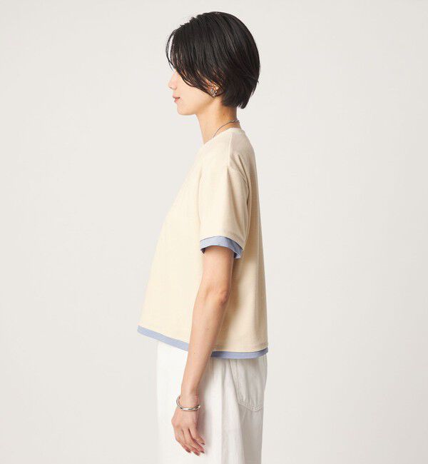 UNITED ARROWS green label relaxing「パイル カサネ ショートスリーブ Tシャツ」|Tシャツ・カットソー|