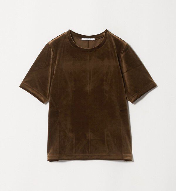 BEAUTY&YOUTH UNITED ARROWS「ベロア コンパクト ショートスリーブTシャツ」|Tシャツ・カットソー|