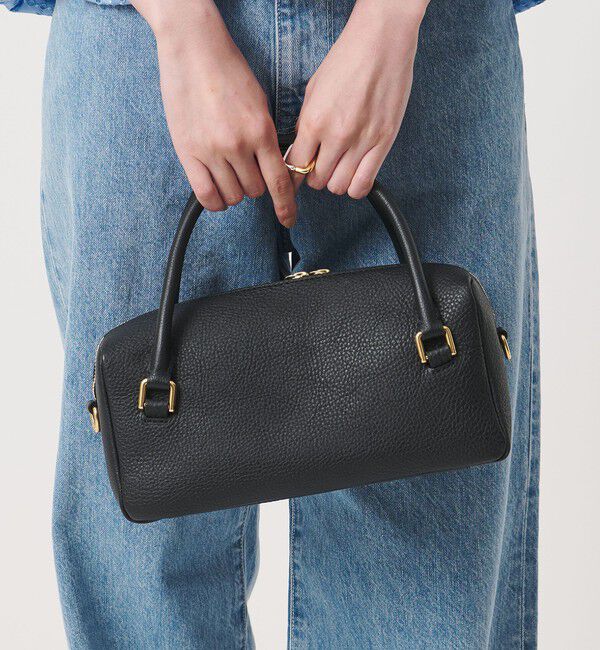 UNITED ARROWS「＜ORSETTO＞ OPACO ボストンバッグ」|ボストンバッグ|BLACK