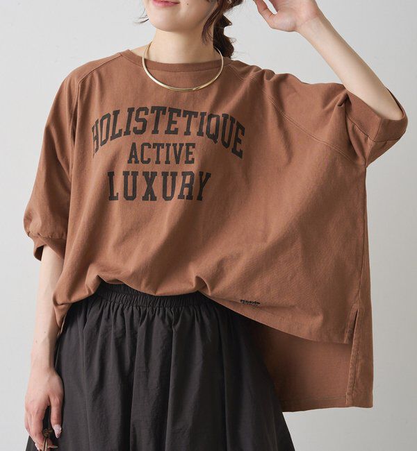  「USAコットンカレッジロゴTシャツ」|Tシャツ・カットソー|