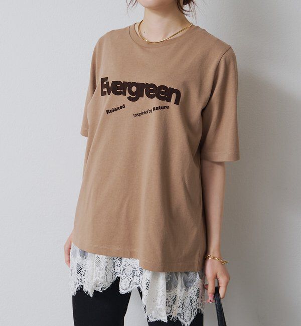  「フロッキープリントTシャツ」|プルオーバー|