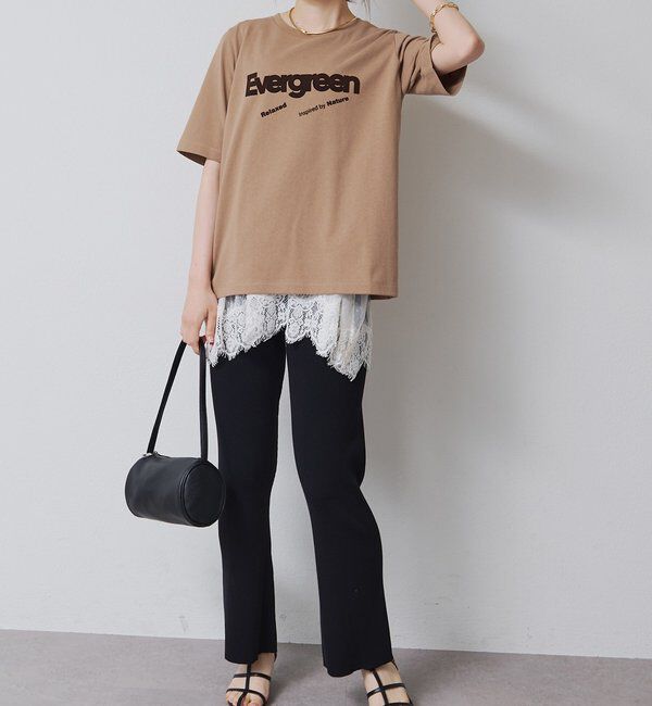  「フロッキープリントTシャツ」|プルオーバー|