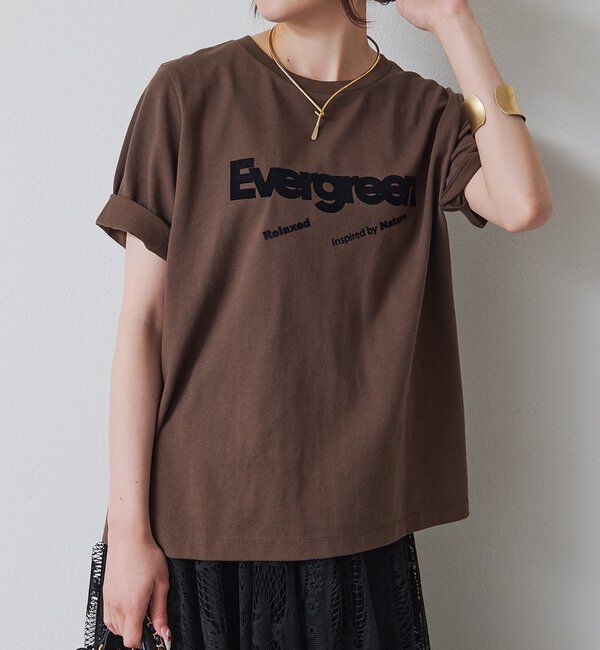  「フロッキープリントTシャツ」|プルオーバー|