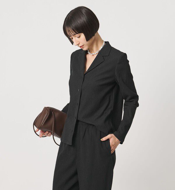 UNITED ARROWS「クレープ シャツ ジャケット ‐ウォッシャブル‐」|シャツ・ブラウス|