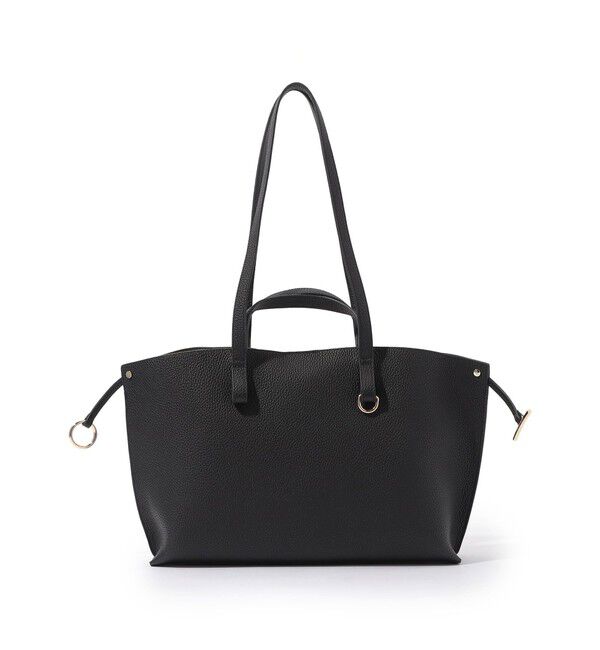 TOMORROWLAND GOODS「Atelier TOMORROWLAND BOAT ONYX トートバッグ」|トートバッグ|19 ブラック
