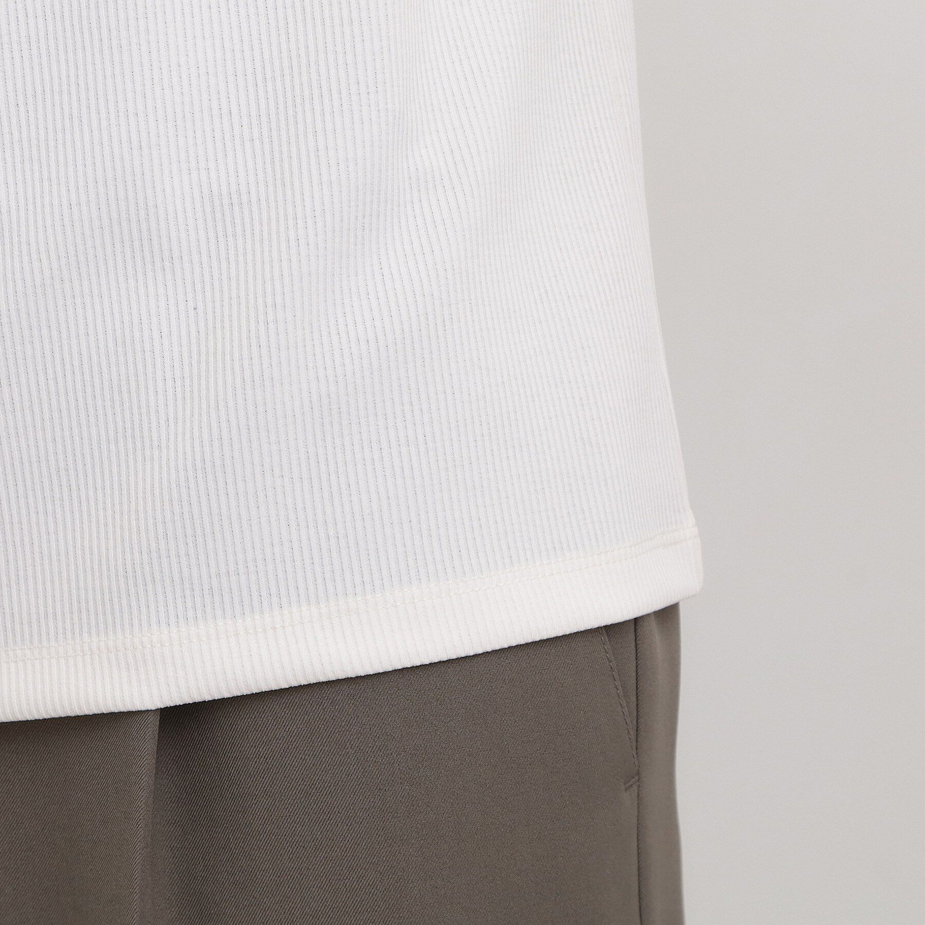 grove「ドレープネックテレコTシャツ」|Tシャツ・カットソー|