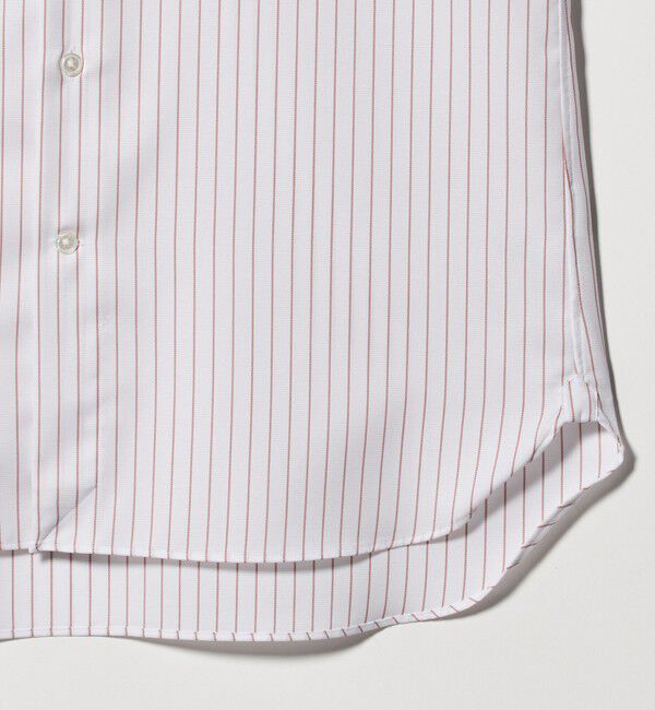 UNITED ARROWS「イージーケア AG パナマ ショートスリーブ ストライプ カッタウェイカラーシャツ 抗菌防臭 通気性」|シャツ・ブラウス|