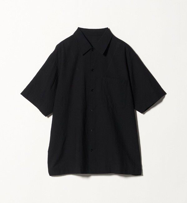 UNITED ARROWS「ウール/ナイロン アルバトロス ワンピースカラー ショートスリーブシャツ」|シャツ・ブラウス|